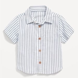 Old Navy Striped Oxford Toddler Shirt